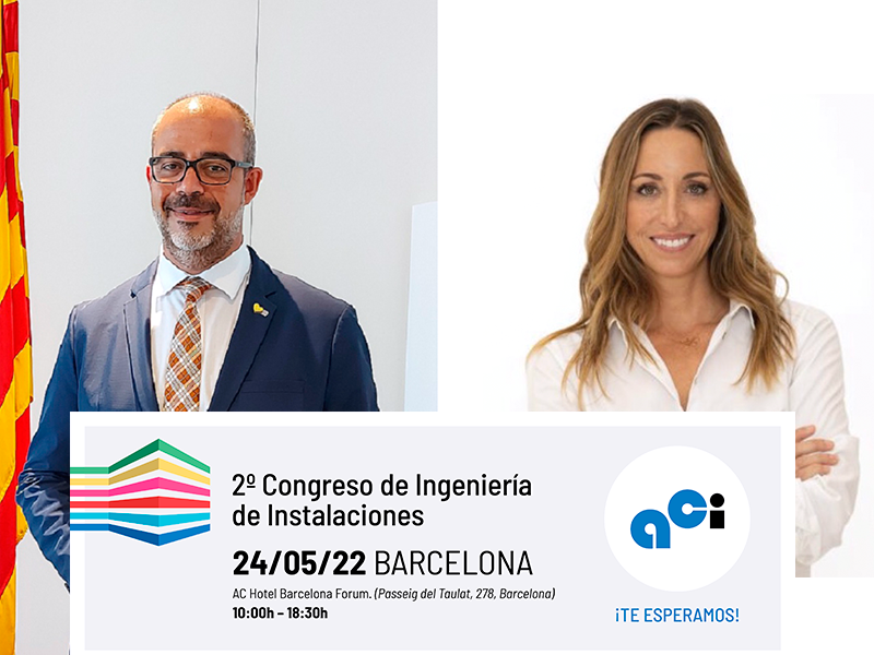 Miquel Buch y Gemma Mengual invitados especiales en el 2º Congreso de Ingeniería de Instalaciones