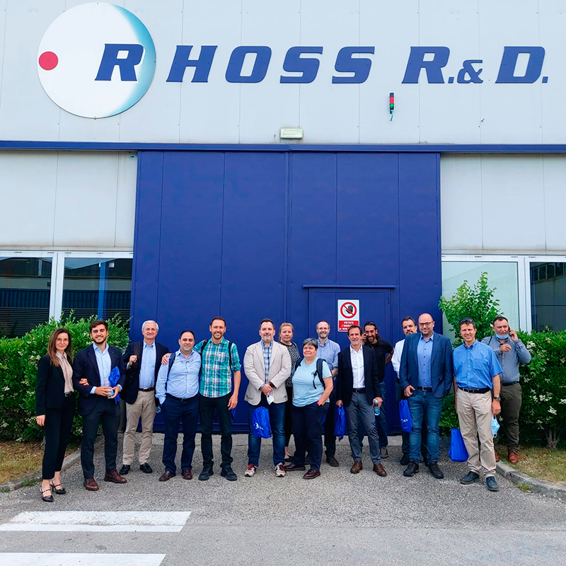 RHOSS recibe a representantes de ingenierias en su fábrica de Italia RHOSS recibe a representantes de ingenierias en su fábrica de Italia
