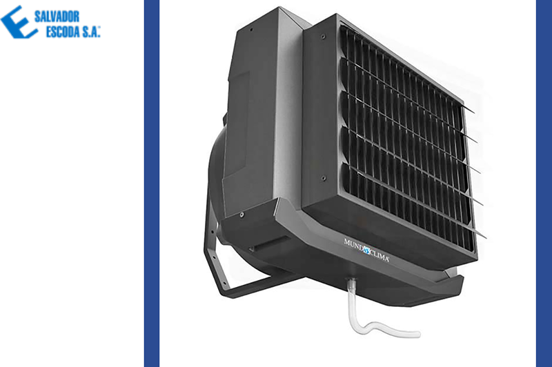 SALVADOR Escoda S.A presenta su nuevo aerotermo Mundoclima® MUAT-FBC para climatización industrial
