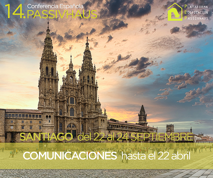 Se abre el plazo de propuestas de comunicaciones para la 14ª Conferencia Española Passivhaus