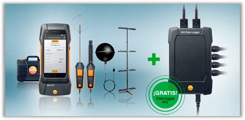 TESTO: ahora el set de confort térmico y calidad del aire del testo 400 con REGALO valorado en 900 euros TESTO: ahora el set de confort térmico y calidad del aire del testo 400 con REGALO valorado en 900 euros