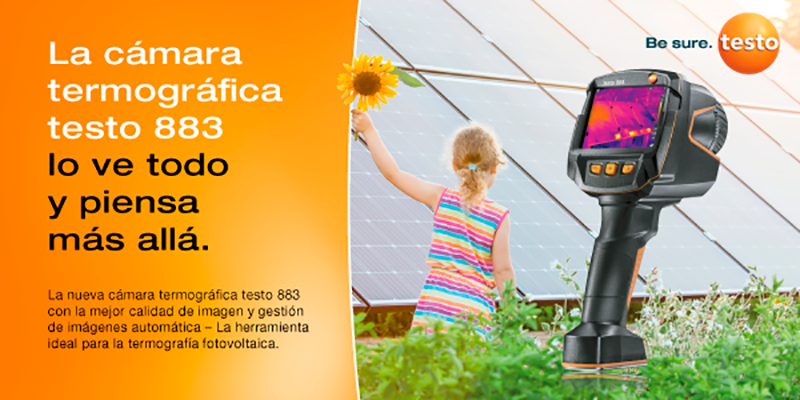 TESTO lanza nueva campaña de cámaras termograficas para sector fotovoltaico
