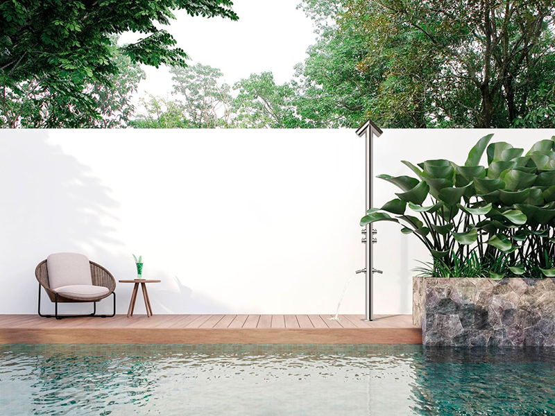 TRES presenta las duchas exteriores más refrescantes del verano