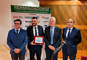 ALDES, recibió ayer el premio el Premio REHABILITA 2022 en el evento celebrado en la sede del Colegio de Aparejadores de Madrid organizada por CESINE Formación y la revista Metros2