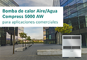 Se trata de una de las soluciones más limpias y eficientes para climatización y producción de agua caliente para aplicaciones comerciales ligeras
