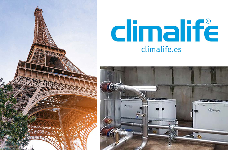 CLIMALIFE, la Torre Eiffel se enchufa al Solstice® ze (R-1234ze)