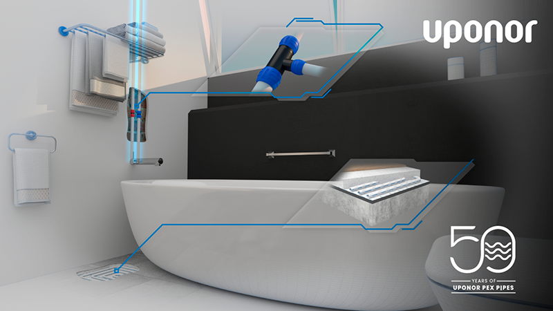 UPONOR, las tuberías PEX cumplen 50 años UPONOR, las tuberías PEX cumplen 50 años