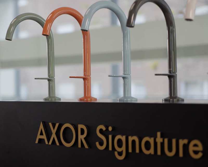 AXOR apuesta por las tendencias en color como vía de personalización en el encuentro de Intercolor