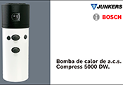 Las nuevas bombas de calor Compress 5000 DW extraen el calor del aire para calentar el agua de forma eficiente al utilizar una energía renovable