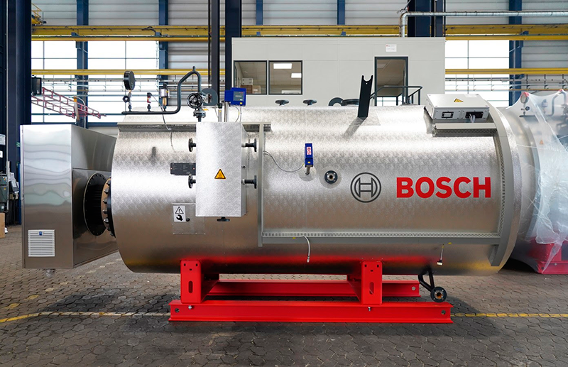 BOSCH presenta su nueva caldera de vapor 100% eléctrica, una solución óptima para el proceso de descarbonización BOSCH presenta su nueva caldera de vapor 100% eléctrica, una solución óptima para el proceso de descarbonización