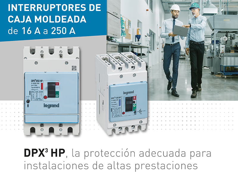  LEGRAND lanza una nueva gama de caja moldeada DPX³ HP de altas prestaciones hasta 250 A