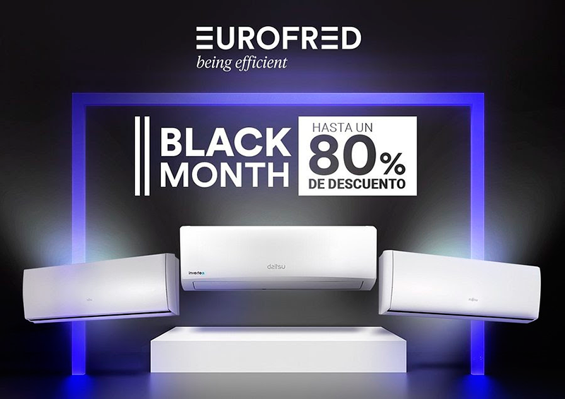 EUROFRED en el Black Month, comprar más te cuesta hasta un 80% menos