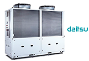 Diseñada para producir ACS hasta 90, la HT 10-100 de Daitsu está disponible en 6 modelos capaces de producir entre 3.000 y 25.000 litros de agua caliente al día