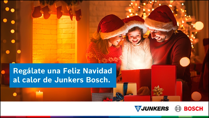 Elegir las calderas de JUNKERS BOSCH estas navidades tiene premio Elegir las calderas de JUNKERS BOSCH estas navidades tiene premio