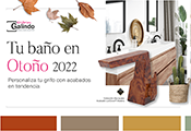 Galindo te inspira con las nuevas tendencias de la estación otoñal para crear un baño de ensueño