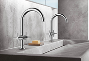 El estilo retro industrial está de moda. Y GROHE, firma alemana líder en equipamiento sanitario y de cocina, aúna estos dos conceptos en su colección Atrio