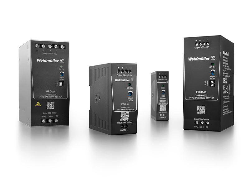 WEIDMÜLLER presenta fuentes de alimentación PRObas 