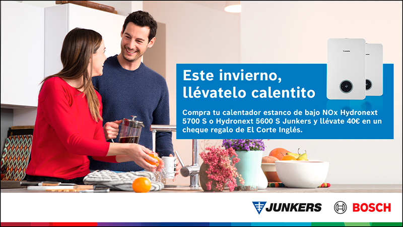 JUNKERS BOSCH, este invierno el calor tiene premio JUNKERS BOSCH, este invierno el calor tiene premio