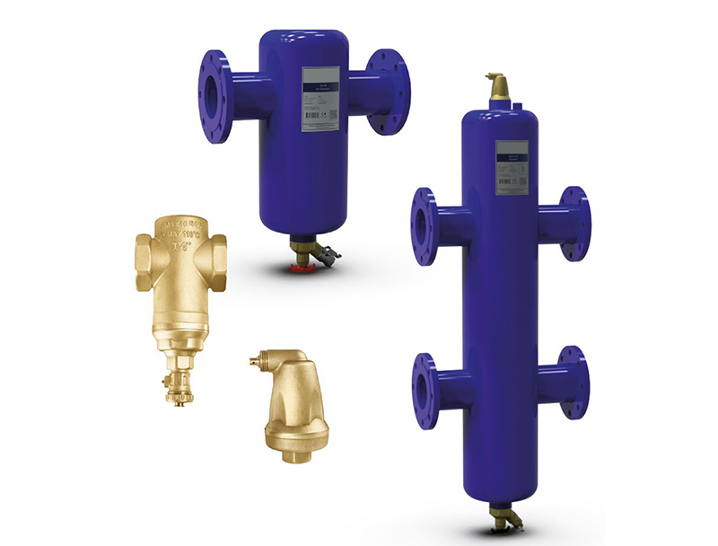 POTERMIC, filtros desfangadores separadores magnéticos y desaireadores POTERMIC, filtros desfangadores separadores magnéticos y desaireadores
