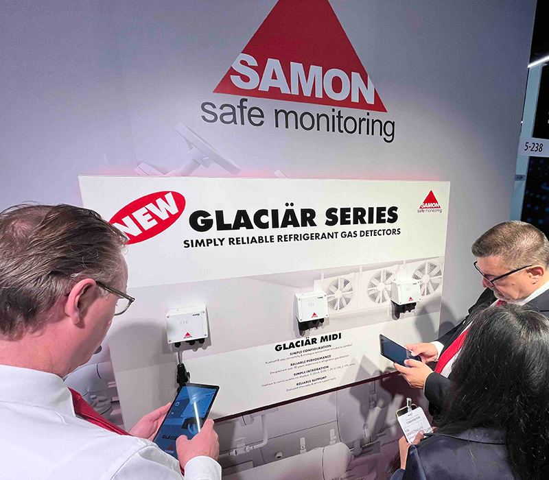 SAMON presenta el nuevo detector de gas refrigerante GLACIÄR MIDI