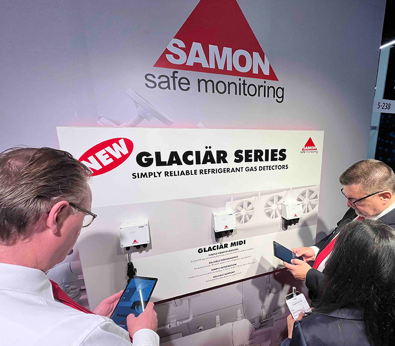 SAMON presenta el nuevo detector de gas refrigerante GLACIÄR MIDI SAMON presenta el nuevo detector de gas refrigerante GLACIÄR MIDI