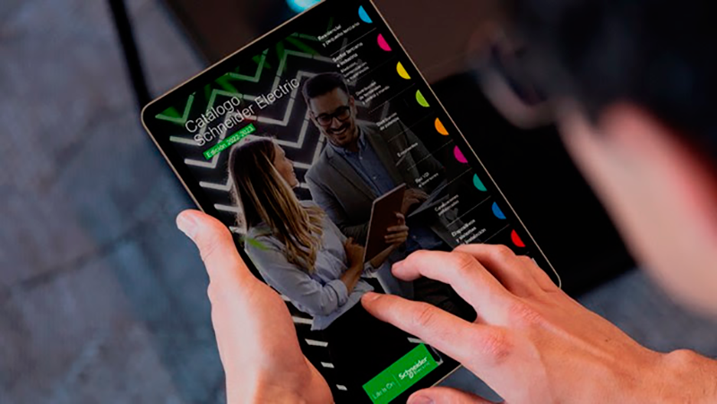 SCHNEIDER Electric presenta su nuevo catálogo general, por primera vez en formato 100% digital interactivo
