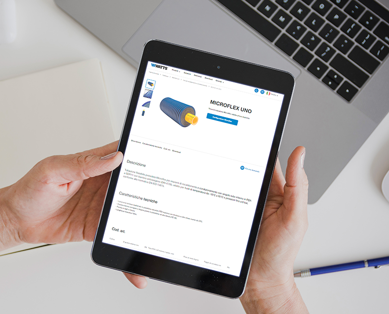 WATTS microflex: tubos flexibles preaislados para el transporte de fluidos calientes y fríos WATTS microflex: tubos flexibles preaislados para el transporte de fluidos calientes y fríos