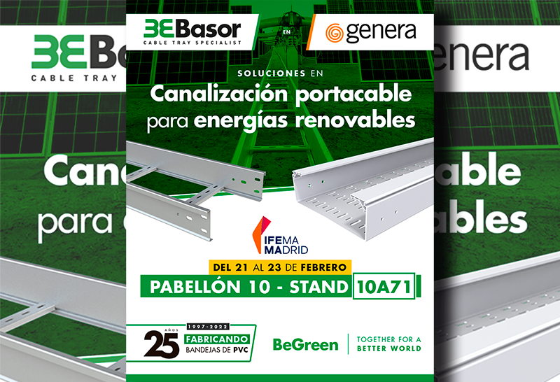 BASOR Electric SA asistirá a la edición 2023 de GENERA - Feria Internacional de Energía y MedioAmbiente