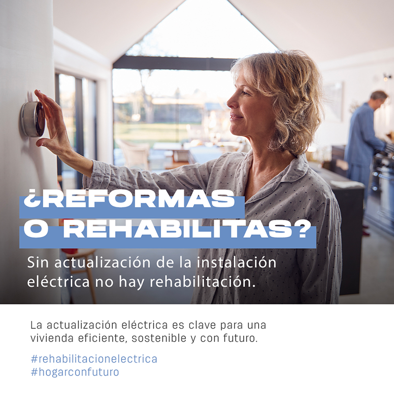 El Mitma se suma a la campaña que alerta de la necesidad de actualizar la instalación eléctrica de las viviendas El Mitma se suma a la campaña que alerta de la necesidad de actualizar la instalación eléctrica de las viviendas