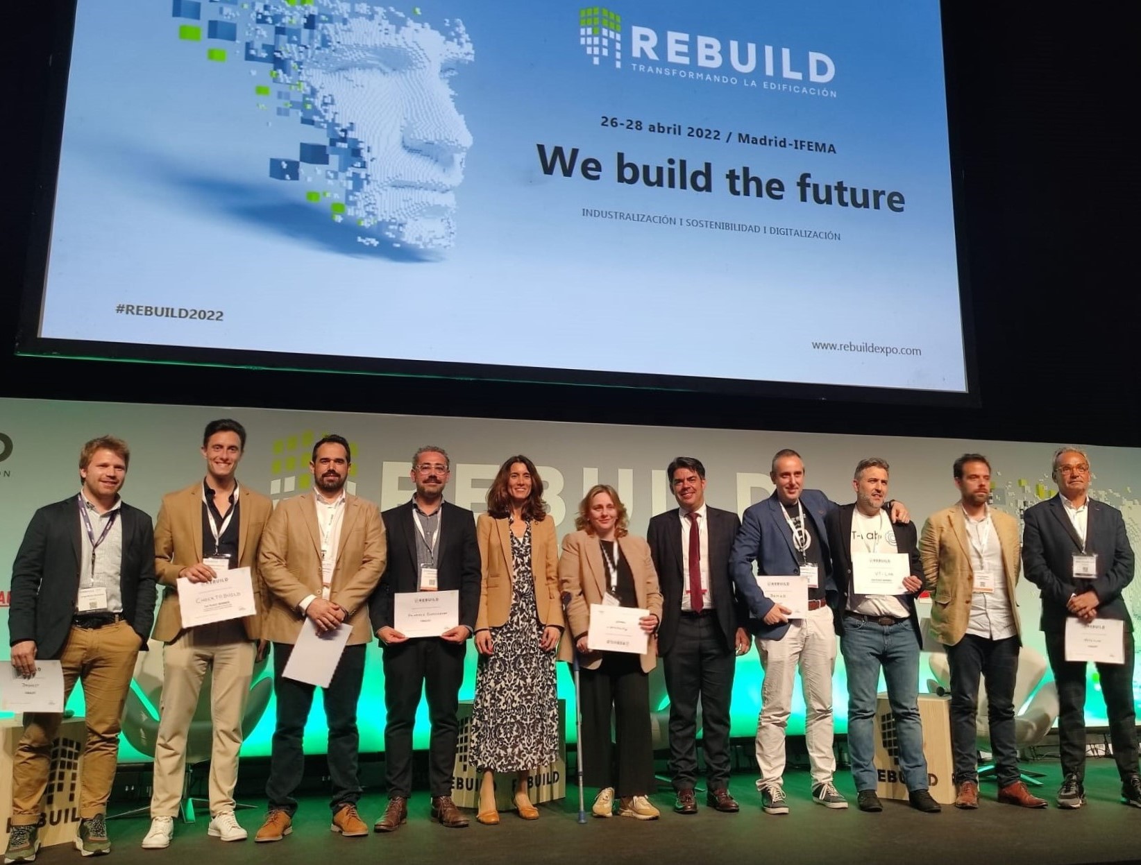 Finalistas de Construction Tech Startup Forum 2022 celebrado en REBUILD 2022