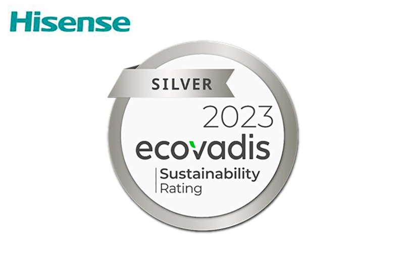 HISENSE Europe, el compromiso de sostenibilidad es premiado con un prestigioso galardón HISENSE Europe, el compromiso de sostenibilidad es premiado con un prestigioso galardón