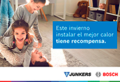 Una promoción dirigida a los instaladores inscritos en el Club Junkers Bosch plus para premiar su fidelidad con la que podrán ganar hasta 120 euros
