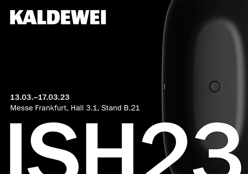 KALDEWEI lleva sus soluciones de baño más sostenibles a ISH 2023