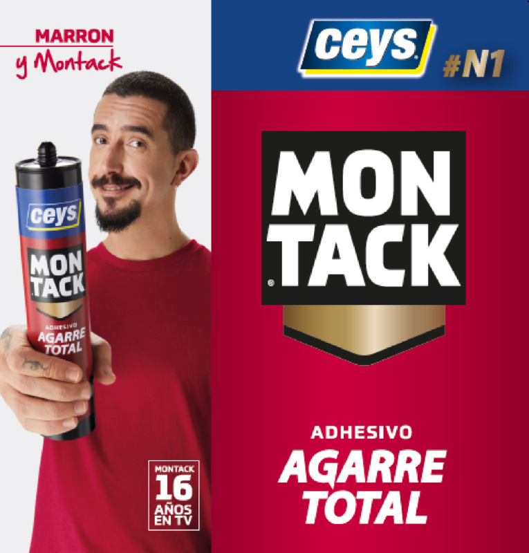 Marron & Montack, el adhesivo de AGARRE TOTAL número 1 Marron & Montack, el adhesivo de AGARRE TOTAL número 1
