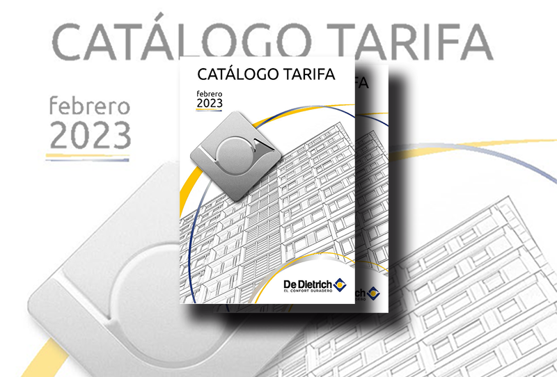 DE DIETRICH presenta nuevo catálogo de tarifa 2023