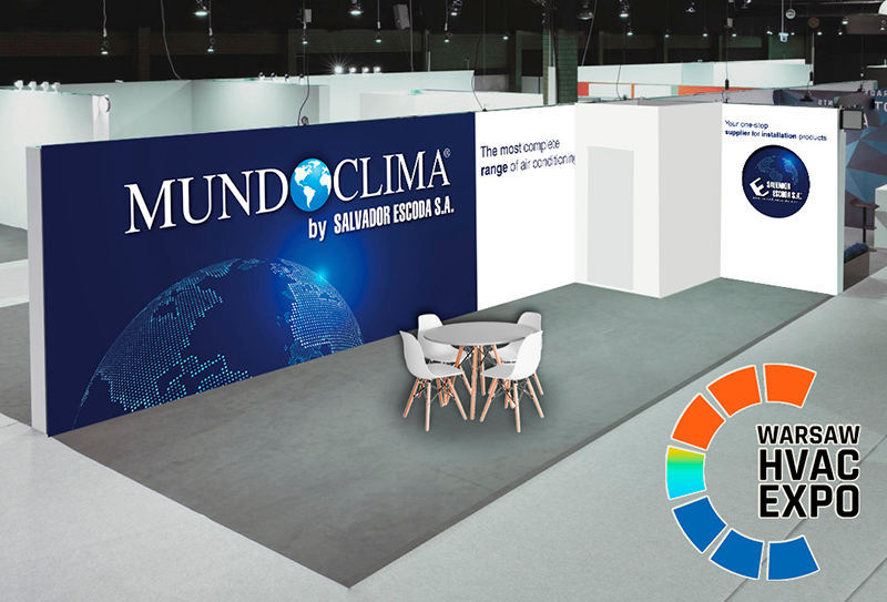 SALVADOR Escoda S.A. exhibe Mundoclima® por primera vez en la feria internacional Warsaw HVAC Expo en Polonia