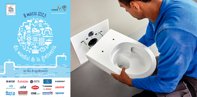 GEBERIT apoya la profesión de instalador con motivo del Día Mundial de la Fontanería