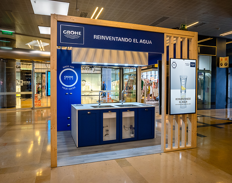 GROHE, descubre de primera mano todos los beneficios de GROHE Blue en el CC L’Illa Diagonal (Barcelona)