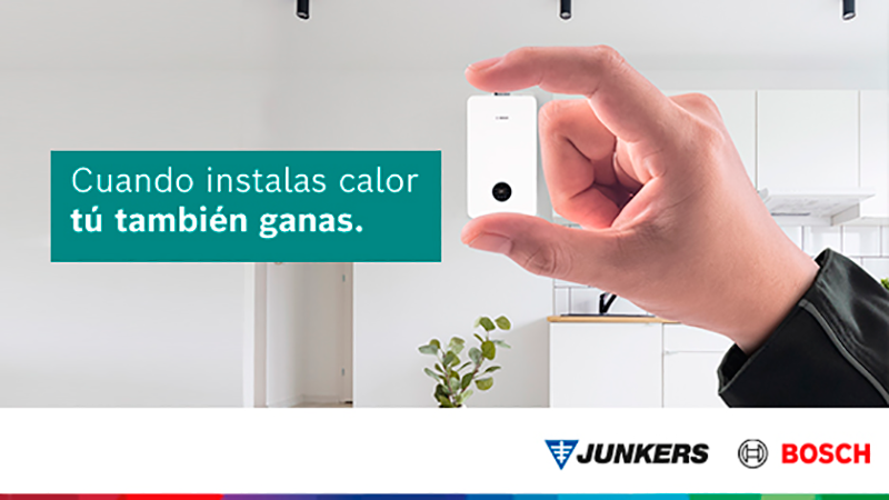 JUNKERS BOSCH Plus, gana instalando calor