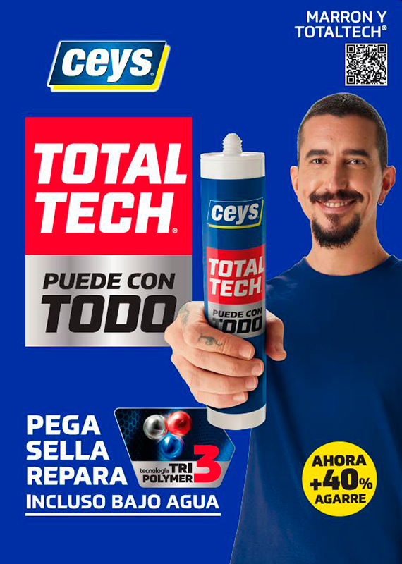 Marron & TotalTech, el único Adhesivo-sellador que PUEDE CON TODO Marron & TotalTech, el único Adhesivo-sellador que PUEDE CON TODO