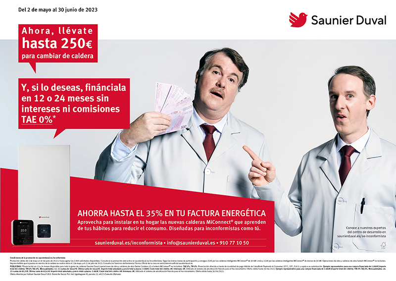 SAUNIER Duval, nueva promoción de calderas MiConnect®