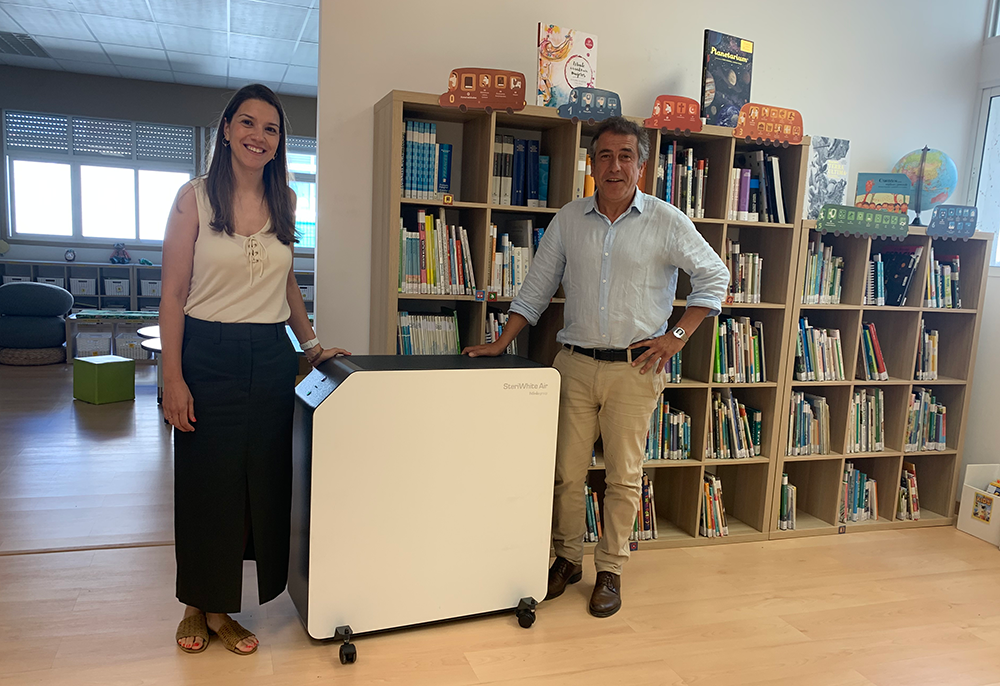 LEDVANCE mantiene su compromiso con la mejora de la calidad del aire donando purificadores a nueve instituciones 1