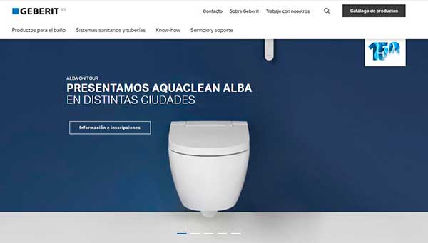 GEBERIT Nueva web 1