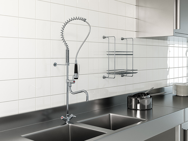 PRESTO ambiente grifo industrial cocina presto columna 2