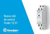 FINDER IMAGEN NUEVO RELÉ FINDER 72.51 PARA EL CONTROL DE LÍQUIDOS CONDUCTIVOS 0
