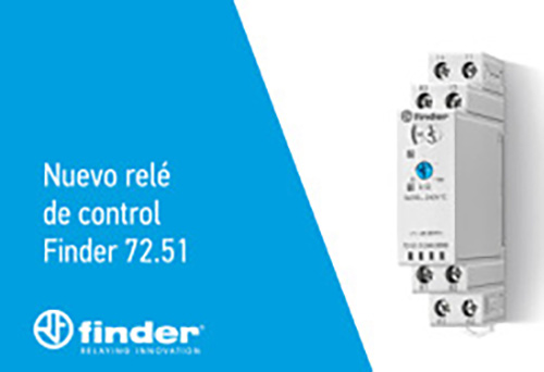 FINDER IMAGEN NUEVO RELÉ FINDER 72.51 PARA EL CONTROL DE LÍQUIDOS CONDUCTIVOS 1