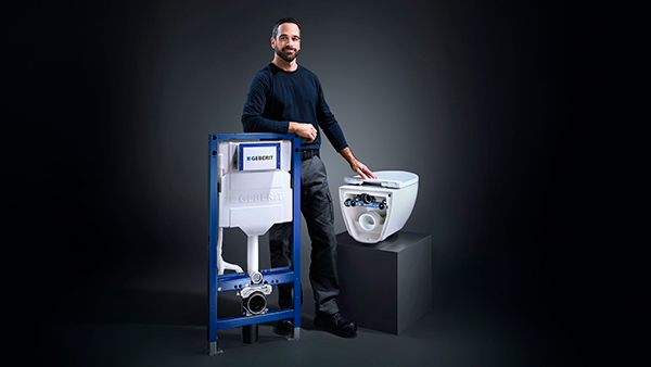 GEBERIT WC System B2B Quality new duofix Acanto WC TurboFlush 1