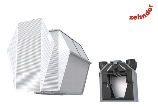 Zehnder CSY Air Distrubution ComfoAir Q enthalpy exchanger explosion 1