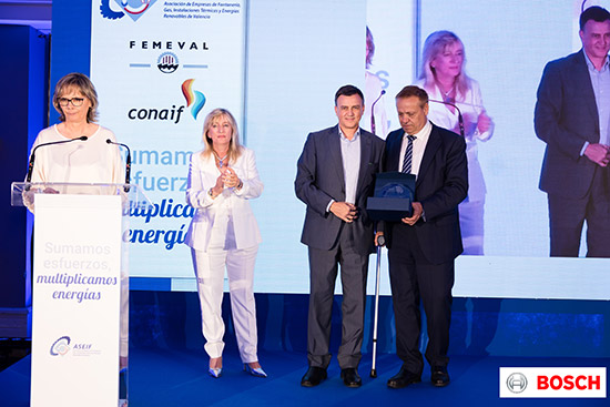 Bosch Home Comfort distinguida por ASEIF 1