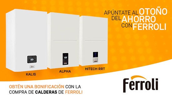 FERROLI promo otoño calderas 1